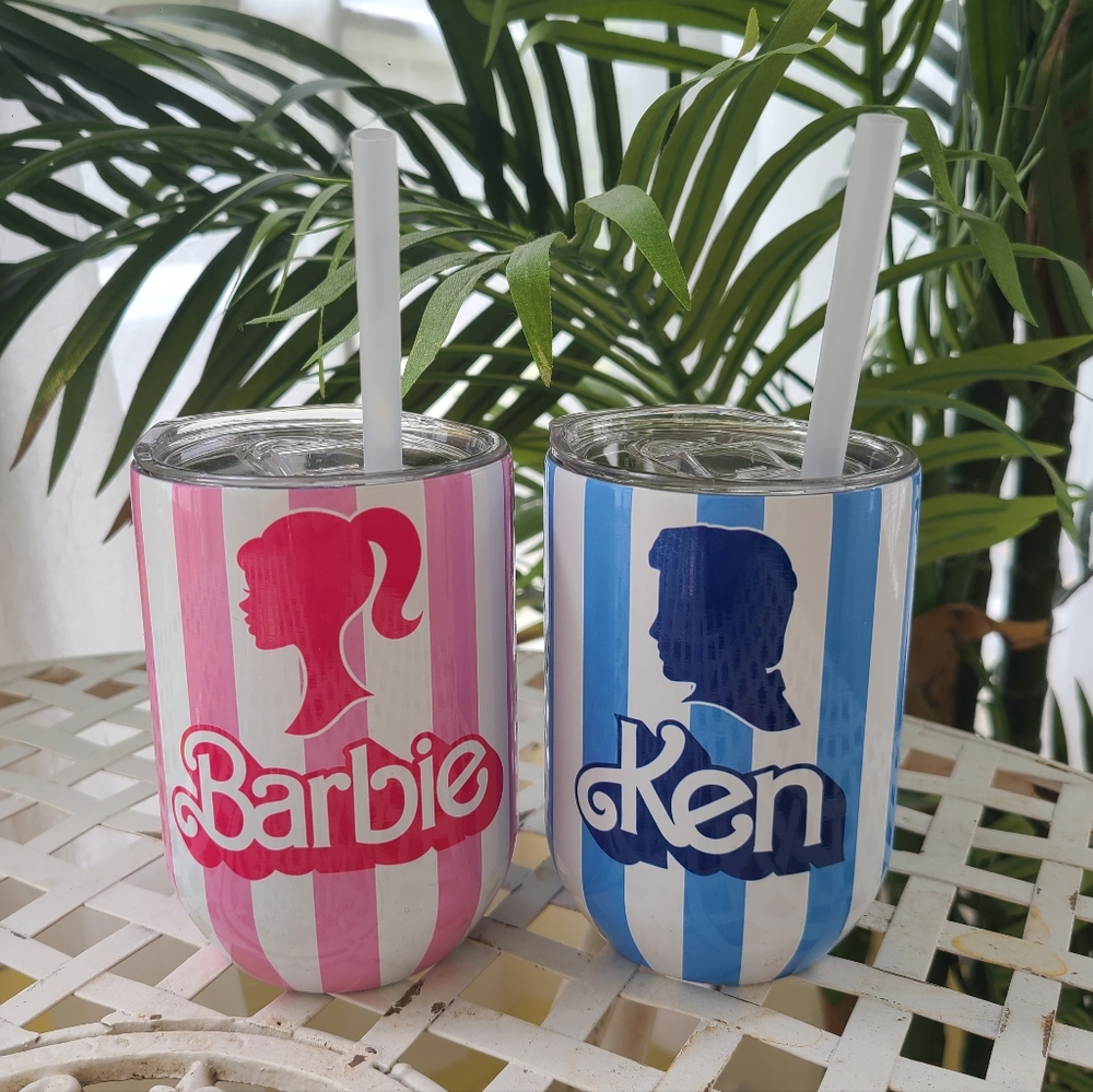 Barbie Wine Tumblers
